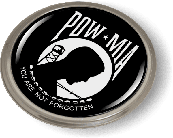 POW MIA Vietnam WAR 3D Emblem